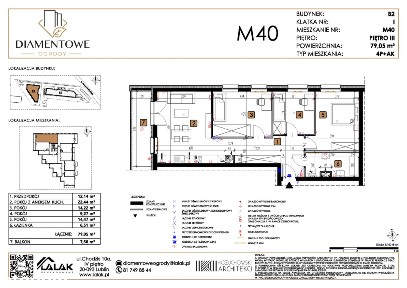 4-pokojowe mieszkanie 79m2 + balkon