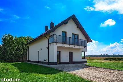 GOTOWY DOM WOLNOSTOJĄCY z użytkowym poddaszem i ogrodem