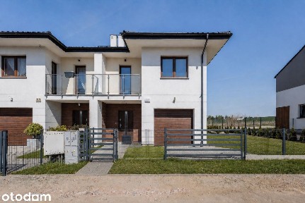 Nowy Bliźniak 125 m2 + garaż w bryle