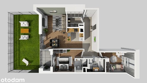 3 pokoje | 73,67m2 z ogródkiem | świetna lokalizacja na Mokotowie
