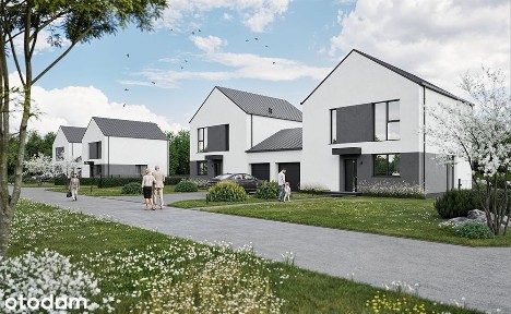Ostatni segment! Nowoczesny bliźniak połączony tylko garażami| 140 m²