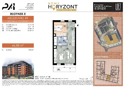 Loft Rzeszów 2 pokoje z balkonem