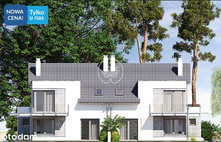 Nowoczesny bliźniak w Osielsku | 132,5 m² | 500 m²