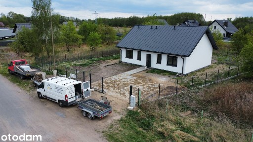 Żarowo - ostatni, nowy dom przy drodze asfaltowej z pompą ciepła!