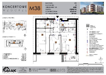 3-pokojowe mieszkanie 53m2 + balkon
