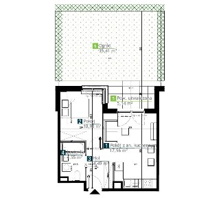 HIT! 2 pokoje | Taras i prywatny ogród | 38 m² | Idealne na start