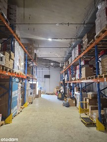 Teren 3000m2 +magazyn 330m2 wyposażony, regały wysoki skład, rampa