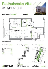 3-pokojowe mieszkanie 61m2 + balkon Bez Prowizji