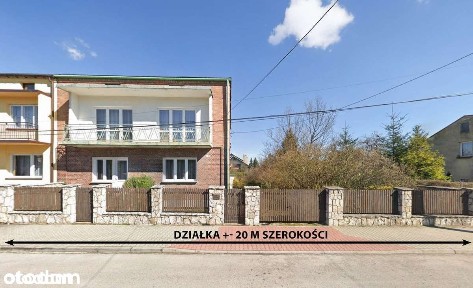 Dom z dużym ogrodem, garażem i lokalem usługowym w Wolbromiu