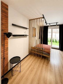 mieszkanie łódź kawalerka z ogródkiem wysoki standard osiedle zamknięte patio Apartamenty Senatorska