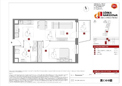 2-pokojowe mieszkanie 51m2 + balkon Bezpośrednio
