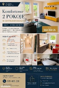 2Pokoje/ Toruńska/ Teren Zamkniety/Balkon