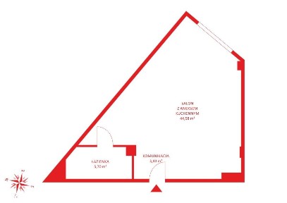 Studio 54 m² | centrum | nowoczesna inwestycja