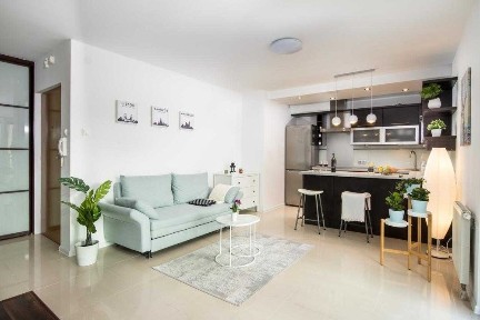 Studio z wydzieloną sypialnią 38m2 *Wisła Residence Piwna* balkon