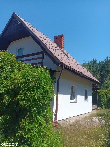 Dom wolnostojący całoroczny przy jeziorze i lesie.