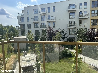 Komfortowe 2 pokoje z tarasem, balkonem i miejscem w garażu