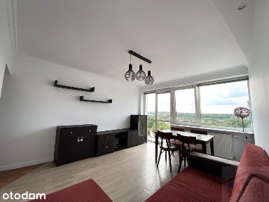 3 pokoje, balkon z widokiem na zieleń i miasto