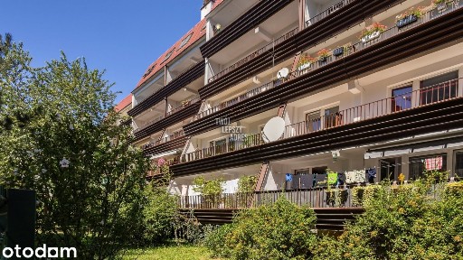 Lea - duży balkon - zieleń - piwnica