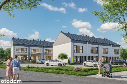 Nowe 51m2 ogrodem pod Rzeszowem | Rolety + Klima.