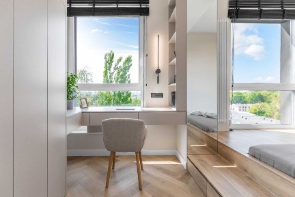 Nowoczesne Mieszkanie wysoki standard 43 m2 widok na Stare Miasto balkon klimatyzacja wysokie sufity niski czynsz zamknięte osiedle ul DŁuga 2 Lublin