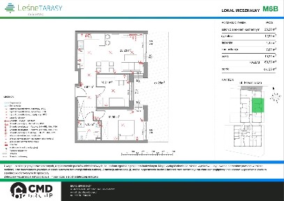 Leśne Tarasy 3 B | M6B | 3-pok. | NOWY ETAP