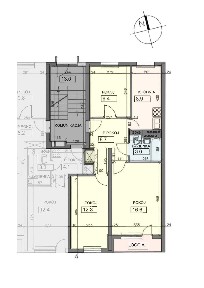 SPRZEDAM MIESZKANIE 3-POKOJOWE 59,5 m2 CENTRUM KRAKOWA OS PODWAWELSKIE