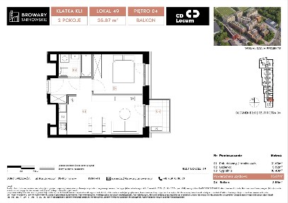 2-pokojowe mieszkanie 35m2 Bezpośrednio