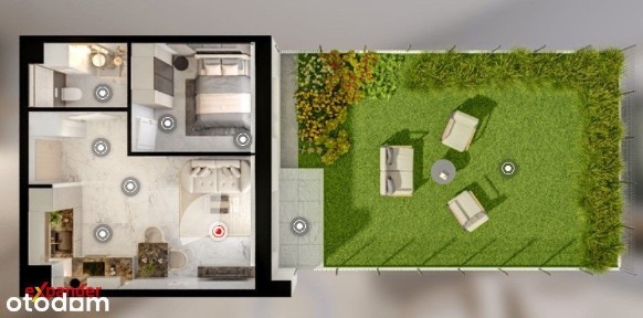2 pokoje|ogródek 58m2|Rokitki k.Tczewa|Dobra oferta
