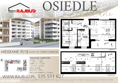 Mieszkanie z poddaszem - łącznie 85,11m2