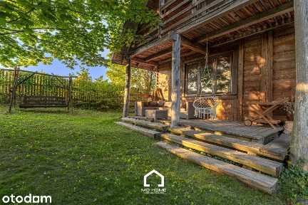 ⭐️Dom z bala modrzewiowego|180 m²|działka 2350m²⭐️