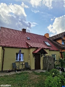 PRZEDWOJENNY DOM Z CEGŁY Z DWIEMA DZIAŁKAMI
