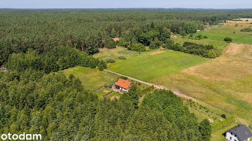 Dom z pięknym ogrodem nad rzeką, działka 1525 m2, Płytnica koło Piły