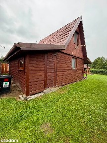 Działka nad Jeziorem Stelchno z drewnianym domkiem!