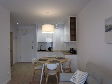 Apartamentowiec Piękne nowoczesne mieszkanie 42 m2, 2 pok. 2 p. winda, ul. Olimpijska. Balkon.