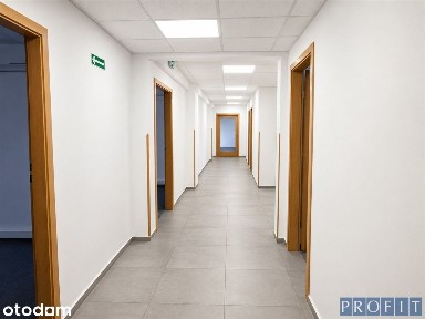 Biuro 300m układ gabinetowy, 10 pokoi - parking