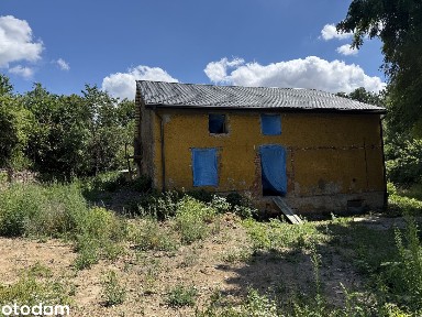 Siedlisko 1,07 ha z domem 180 m² - nowy dach, pole, sad, łąka i ogród