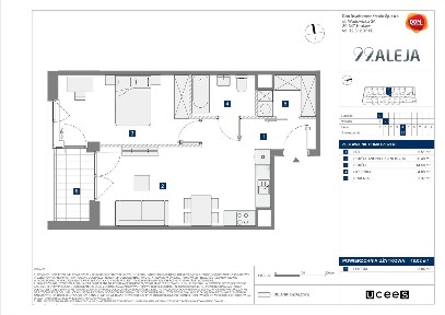 2-pokojowe mieszkanie 48m2 + loggia Bezpośrednio