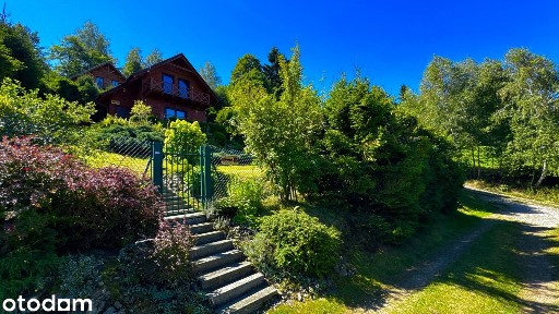Domek na stoku Starego Gronia z widokowym tarasem, cudny ogród BRENNA