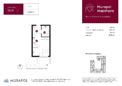 Nowe mieszkanie w świetnej lokalizacji- Bielsko- Biała MainPoint