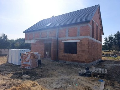 Dom 185 m2 gm. Kleszczów stan surowy góra Kamieńsk cicha okolica