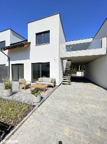 Nowoczesny dom szeregowy z 2 tarasami | 91 m² | 4 pokoje | Boszkowo