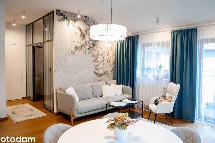 Designerskie mieszkanie 43,08 m², 2 pokoje + balkon