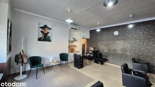 Gotowy salon fryzjerski wawer 30 m² odstepne