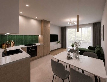 3 pokoje | 47,45 m² | 1. piętro | po generalnym remoncie