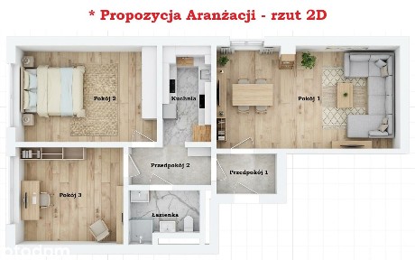 ul. Kilińskiego 45 : 3 pokoje - idealne pod inwestycję lub dla rodziny