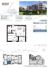 2-pokojowe mieszkanie 43m2 + balkon Bez Prowizji