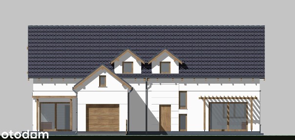 Dom jednorodzinny dwulokalowy pod lasem - 300 m² na działce 1.810 m²