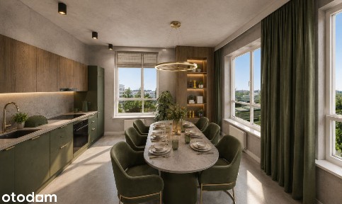 Apartament z widokiem na panoramę miasta. 3m wysoki. Tramwaj, autobus
