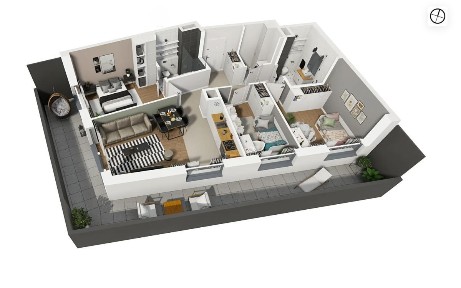 ✨️Rodzinne✨Sadyba✨Balkon30m✨Zielona okolica✨Smart✨