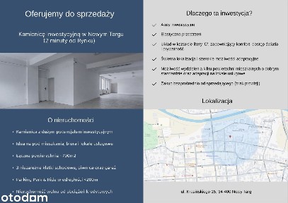 Kamienica inwestycyjna 350m od Rynku | Nowy Targ | Bez prowizji!